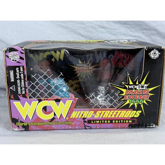 Racing Champions Other - Vintage 1999 Racing Champions WCW nWo Nitro-Streetrods 1/64 Die-Cast Boxed